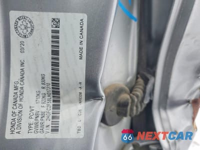 Zdjęcie 13 z 13 samochodu: 2020 HONDA CIVIC LX VIN:2HGFC2F58LH017310 - miniatura