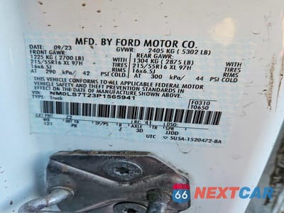 Zdjęcie 13 z 13 samochodu: 2023 FORD TRANSIT CONNECT XLT VIN:NM0LS7T23P1565941 - miniatura