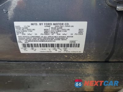 Zdjęcie 13 z 13 samochodu: 2021 FORD EXPLORER XLT VIN:1FMSK8DH0MGA29332 - miniatura