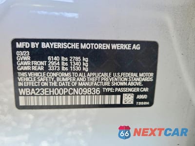 Zdjęcie 12 z 12 samochodu: 2023 BMW 740 I VIN:WBA23EH00PCN09836 - miniatura