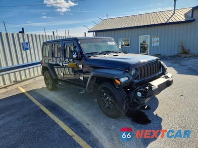 Czwarte zdjęcie samochodu z boku: 2025 JEEP WRANGLER SPORT VIN:1C4PJXDN2SW531078 - miniatura