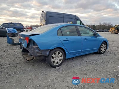 Trzecie zdjęcie samochodu z tyłu: 2011 HONDA CIVIC LX VIN:2HGFA1F59BH506717 - miniatura