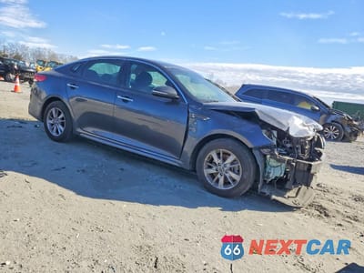 Czwarte zdjęcie samochodu z boku: 2019 KIA OPTIMA LX VIN:5XXGT4L3XKG284662 - miniatura