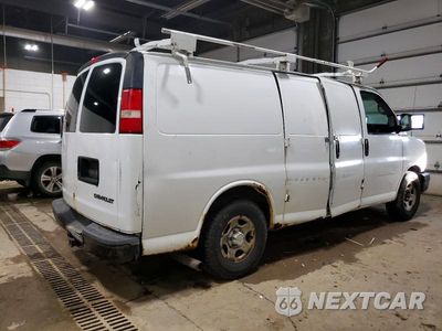 Trzecie zdjęcie samochodu z tyłu: 2008 CHEVROLET EXPRESS G1500 VIN:1GCFH154581105854 - miniatura