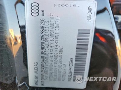 Zdjęcie 12 z 12 samochodu: 2017 AUDI A3 PREMIUM PLUS VIN:WAUGUGFF2H1075969 - miniatura