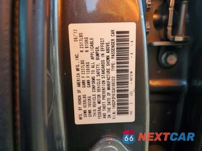 Zdjęcie 12 z 12 samochodu: 2012 HONDA ACCORD SE VIN:1HGCP2F61CA196322 - miniatura