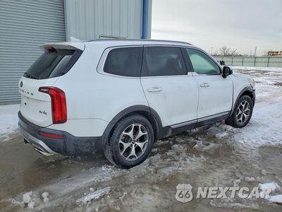 Trzecie zdjęcie samochodu z tyłu: 2020 KIA TELLURIDE EX VIN:5XYP34HCXLG010979 - miniatura