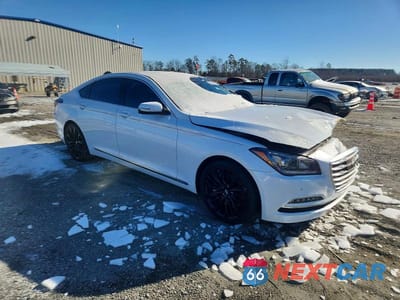 Czwarte zdjęcie samochodu z boku: 2017 GENESIS G80 VIN:KMHGN4JFXHU173325 - miniatura