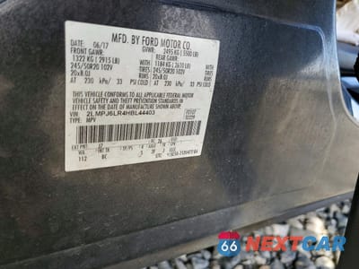 Zdjęcie 13 z 14 samochodu: 2017 LINCOLN MKX RESERVE VIN:2LMPJ6LR4HBL44403 - miniatura