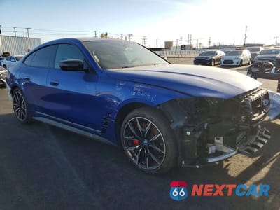 Czwarte zdjęcie samochodu z boku: 2023 BMW I4 EDRIVE 40 VIN:WBY73AW03PFR09519 - miniatura