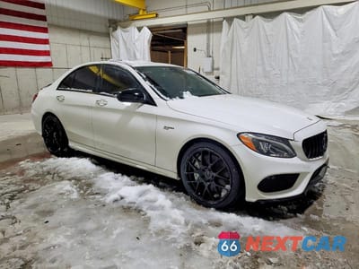 Czwarte zdjęcie samochodu z boku: 2018 MERCEDES-BENZ C 43 4MATIC AMG VIN:55SWF6EB7JU255929 - miniatura