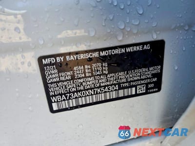Zdjęcie 12 z 12 samochodu: 2022 BMW 228XI VIN:WBA73AK0XN7K54304 - miniatura