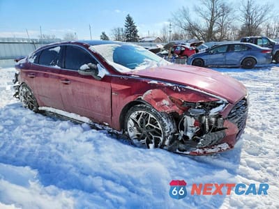 Czwarte zdjęcie samochodu z boku: 2023 HYUNDAI SONATA N LINE VIN:KMHL14JC9PA271777 - miniatura