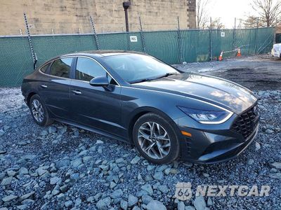 Czwarte zdjęcie samochodu z boku: 2021 HYUNDAI SONATA SEL VIN:KMHL14JA0MA149643 - miniatura