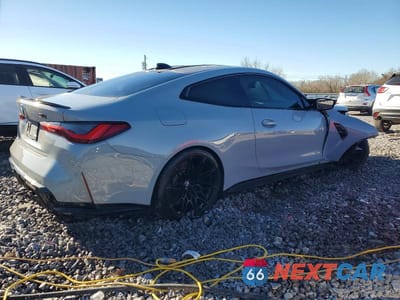 Trzecie zdjęcie samochodu z tyłu: 2021 BMW M4 COMPETITION VIN:WBS33AZ07MCG54782 - miniatura