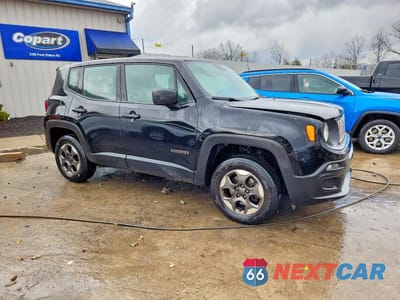 Czwarte zdjęcie samochodu z boku: 2016 JEEP RENEGADE SPORT VIN:ZACCJBAT4GPD48581 - miniatura