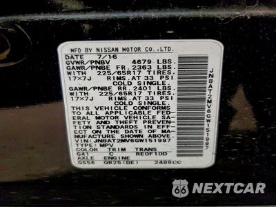 Zdjęcie 14 z 14 samochodu: 2016 NISSAN ROGUE S VIN:JN8AT2MV6GW151997 - miniatura