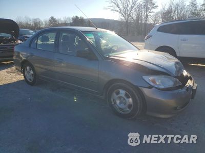 Czwarte zdjęcie samochodu z boku: 2005 HONDA CIVIC HYBRID VIN:JHMES95695S013180 - miniatura