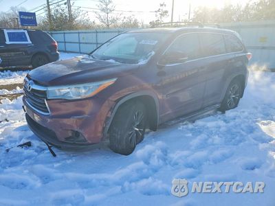 2016 TOYOTA HIGHLANDER XLE 5TDJKRFH6GS309415 - główne zdjęcie licytacji z USA - miniatura