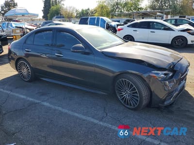 Czwarte zdjęcie samochodu z boku: 2023 MERCEDES-BENZ C 300 VIN:W1KAF4GB3PR131310 - miniatura