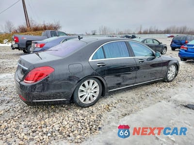 Trzecie zdjęcie samochodu z tyłu: 2015 MERCEDES-BENZ S 550 VIN:WDDUG8CBXFA170321 - miniatura