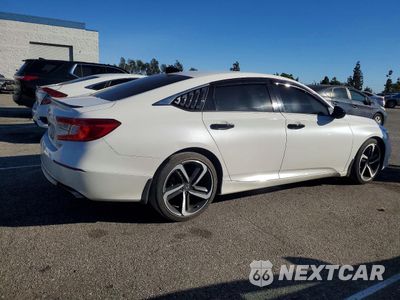 Trzecie zdjęcie samochodu z tyłu: 2022 HONDA ACCORD SPORT SE VIN:1HGCV1F44NA063300 - miniatura