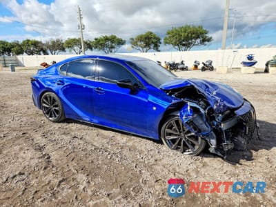 Czwarte zdjęcie samochodu z boku: 2025 LEXUS IS 350 F SPORT VIN:JTHGZ1B25S5090842 - miniatura