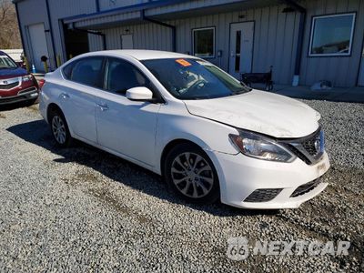 Czwarte zdjęcie samochodu z boku: 2019 NISSAN SENTRA S VIN:3N1AB7AP7KY374765 - miniatura