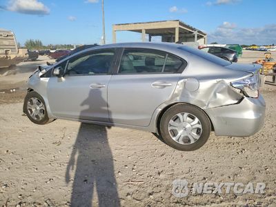 Drugie zdjęcie samochodu z przodu: 2012 HONDA CIVIC HYBRID VIN:JHMFB4F21CS010404 - miniatura