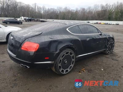 Trzecie zdjęcie samochodu z tyłu: 2013 BENTLEY CONTINENTAL GT V8 VIN:SCBFT7ZA6DC080627 - miniatura