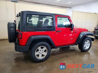 Trzecie zdjęcie samochodu z tyłu: 2017 JEEP WRANGLER SPORT VIN:1C4AJWAG7HL668677 - miniatura