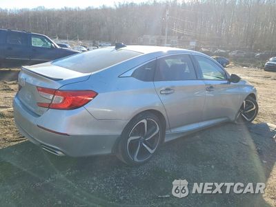 Trzecie zdjęcie samochodu z tyłu: 2021 HONDA ACCORD SPORT VIN:1HGCV2F36MA018645 - miniatura