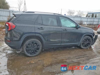 Trzecie zdjęcie samochodu z tyłu: 2022 GMC TERRAIN SLT VIN:3GKALVEV5NL270448 - miniatura