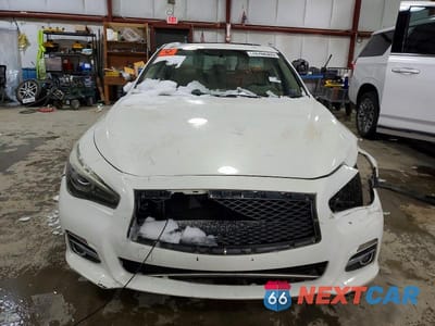 Piąte zdjęcie samochodu w środku: 2015 INFINITI Q50 BASE VIN:JN1BV7AR3FM418749 - miniatura