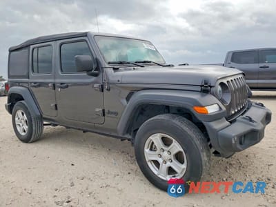 Czwarte zdjęcie samochodu z boku: 2022 JEEP WRANGLER UNLIMITED SPORT VIN:1C4HJXDM2NW225644 - miniatura