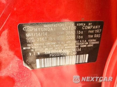 Zdjęcie 12 z 12 samochodu: 2015 HYUNDAI ELANTRA SE VIN:KMHDH4AE5FU224034 - miniatura