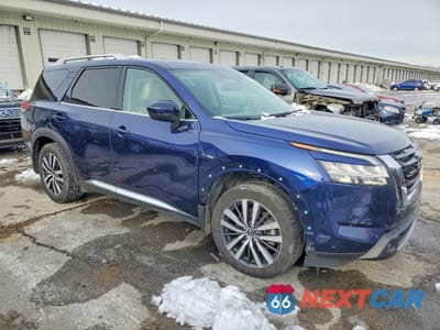 Czwarte zdjęcie samochodu z boku: 2022 NISSAN PATHFINDER PLATINUM VIN:5N1DR3DK9NC268227 - miniatura