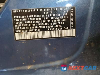 Zdjęcie 12 z 12 samochodu: 2016 VOLKSWAGEN JETTA S VIN:3VW267AJ1GM274304 - miniatura