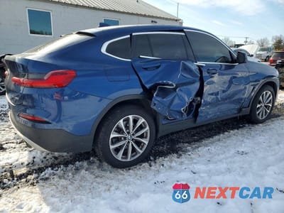 Trzecie zdjęcie samochodu z tyłu: 2019 BMW X4 XDRIVE30I VIN:5UXUJ3C59KLG57275 - miniatura