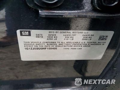 Zdjęcie 12 z 12 samochodu: 2017 CHEVROLET MALIBU HYBRID VIN:1G1ZJ5SU0HF109495 - miniatura