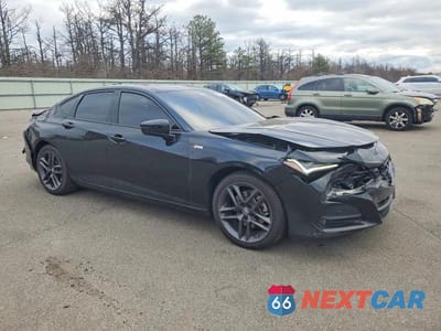 Czwarte zdjęcie samochodu z boku: 2024 ACURA TLX A-SPEC VIN:19UUB6F55RA001414 - miniatura