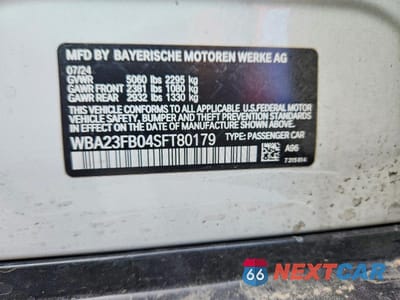 Zdjęcie 12 z 12 samochodu: 2025 BMW 430I GRAN COUPE VIN:WBA23FB04SFT80179 - miniatura