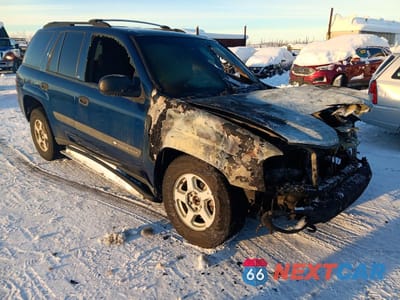 Czwarte zdjęcie samochodu z boku: 2003 CHEVROLET TRAILBLAZER VIN:1GNDT13S932109505 - miniatura