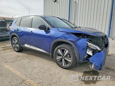 Czwarte zdjęcie samochodu z boku: 2021 NISSAN ROGUE SL VIN:JN8AT3CA7MW019539 - miniatura
