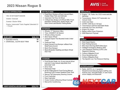 Zdjęcie 13 z 15 samochodu: 2023 NISSAN ROGUE S VIN:5N1BT3AB0PC888559 - miniatura