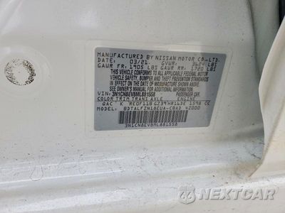 Zdjęcie 12 z 12 samochodu: 2021 NISSAN VERSA SV VIN:3N1CN8EV8ML881558 - miniatura