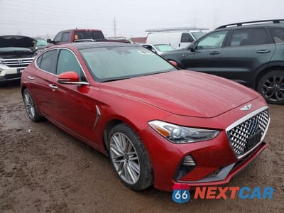 Czwarte zdjęcie samochodu z boku: 2020 GENESIS G70 VIN:KMTG34LA1LU057811 - miniatura