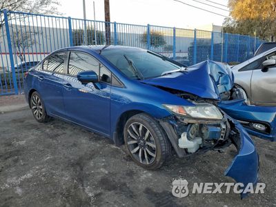 Czwarte zdjęcie samochodu z boku: 2014 HONDA CIVIC EXL VIN:19XFB2F95EE025688 - miniatura