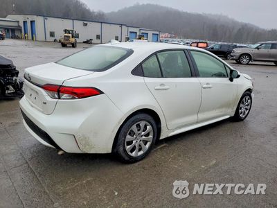 Trzecie zdjęcie samochodu z tyłu: 2021 TOYOTA COROLLA LE VIN:JTDEPMAE8MJ135035 - miniatura