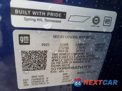 Zdjęcie 14 z 14 samochodu: 2025 CADILLAC XT6 LUXURY VIN:1GYKPBR48SZ157855 - miniatura